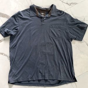 REI Blue Collared Short Sleeve Shirt Size XL